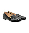 Черни дамски обувки с релеф Grace-0 снимка