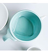 Синя керамична чаша Еднорог 400 мл-2 снимка