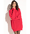 Червена плетена рокля  Amina-1 снимка
