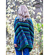 Многоцветен дамски пуловер на райе Radina-1 снимка