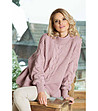 Дамски пуловер в розово Sirena-0 снимка