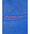 Мъжко сако в синьо с декоративна кърпичка Elton-4 снимка