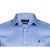 Синя мъжка памучна риза Alger-2 снимка