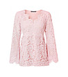 Розова дантелена блуза Idalia-1 снимка