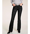 Черни дамски памучни дънки Issy за ръст до 160 см-0 снимка