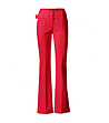 Червен дамски панталон Alseia за ръст до 160 см-1 снимка