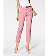 Розов дамски памучен панталон Merina-0 снимка