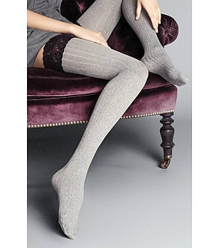 Чорапи в сив меланж 60 DEN Costina снимка