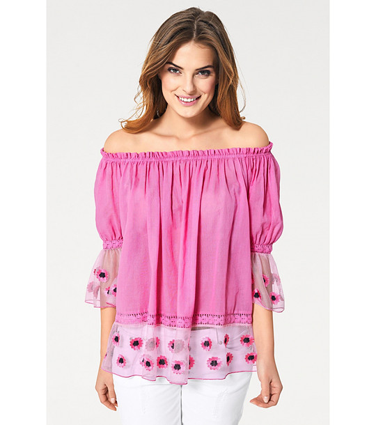 Розова дамска блуза Amabel снимка