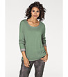 Зелен дамски пуловер Valerie-0 снимка