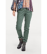 Зелен памучен дамски панталон Arden за ръст от 160 до 175 см-0 снимка
