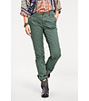 Зелен памучен дамски панталон Arden за ръст от 160 до 175 см-1 снимка