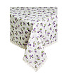 Памучна покривка за маса с дантела Lilac Rose 220х140 см-0 снимка
