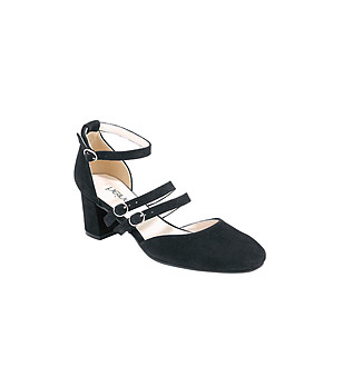 Черни велурени дамски обувки Selesta снимка