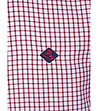 Карирана мъжка памучна риза в червено и бяло Allan-3 снимка