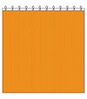 Завеса за баня в оранжев нюанс 180х200 см-0 снимка