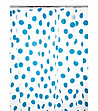 Завеса за баня в бяло и синьо 180х20 см-0 снимка