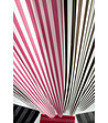 Раирана завеса за баня в розово и бяло 180х200 см-1 снимка