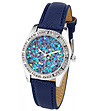 Дамски часовник в сребристо и синьо Belita-0 снимка