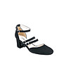 Черни велурени дамски обувки Selesta-0 снимка