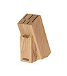 Дървен блок за 5 ножа и ножица-0 снимка