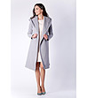 Дамско сиво палто от вълна и кашмир Ester-2 снимка