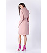 Розово дамско палто от вълна и кашмир Eugenia-1 снимка