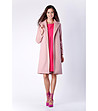 Розово дамско палто от вълна и кашмир Eugenia-2 снимка