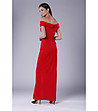 Дълга елегантна рокля в червено Bibiana-1 снимка