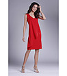 Червена рокля без ръкави Varina-0 снимка