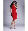Червена рокля без ръкави Varina-1 снимка