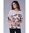 Многоцветна дамска блуза с тюл Marisa-0 снимка