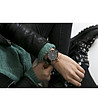 Черен дамски часовник с кожена каишка Amedia-2 снимка