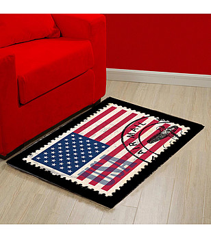 Ефектна постелка с принт American Flag 52х75 см снимка