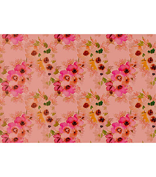 Постелка на цветя в преобладаващо розово 52х75 см снимка