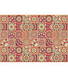 Многоцветна постелка с флорален принт 52х75 см-2 снимка