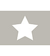 Постелка в сив нюанс с бяла звезда 52х75 см-0 снимка