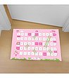 Розова детска постелка със зелено 52х75 см-0 снимка