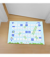 Синя детска постелка с принт Настолна игра 52х75 см-0 снимка