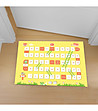 Жълта детска постелка с принт Настолна игра 52х75 см-0 снимка