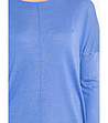 Асиметрична синя дамска блуза Dejara-3 снимка