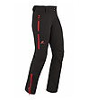 Мъжки softshell туристически панталон в черно и червено-0 снимка
