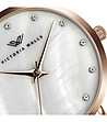 Дамски часовник със златист корпус и сребриста верижка Izala-2 снимка