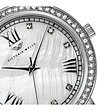Сребрист дамски часовник с камъчета Savrina-2 снимка