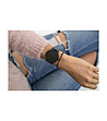 Дамски часовник в черно с верижка в цвят хамелеон Esmeralda-2 снимка