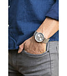 Сребрист мъжки часовник Paul-1 снимка