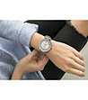 Unisex часовник в сребристо и сиво Paul-1 снимка