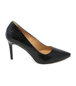Черни дамски обувки от естествена кожа Camelia снимка