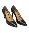 Черни дамски обувки от естествена кожа Camelia-2 снимка