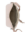 Бежова дамска чанта за рамо от естествена кожа Linela-4 снимка